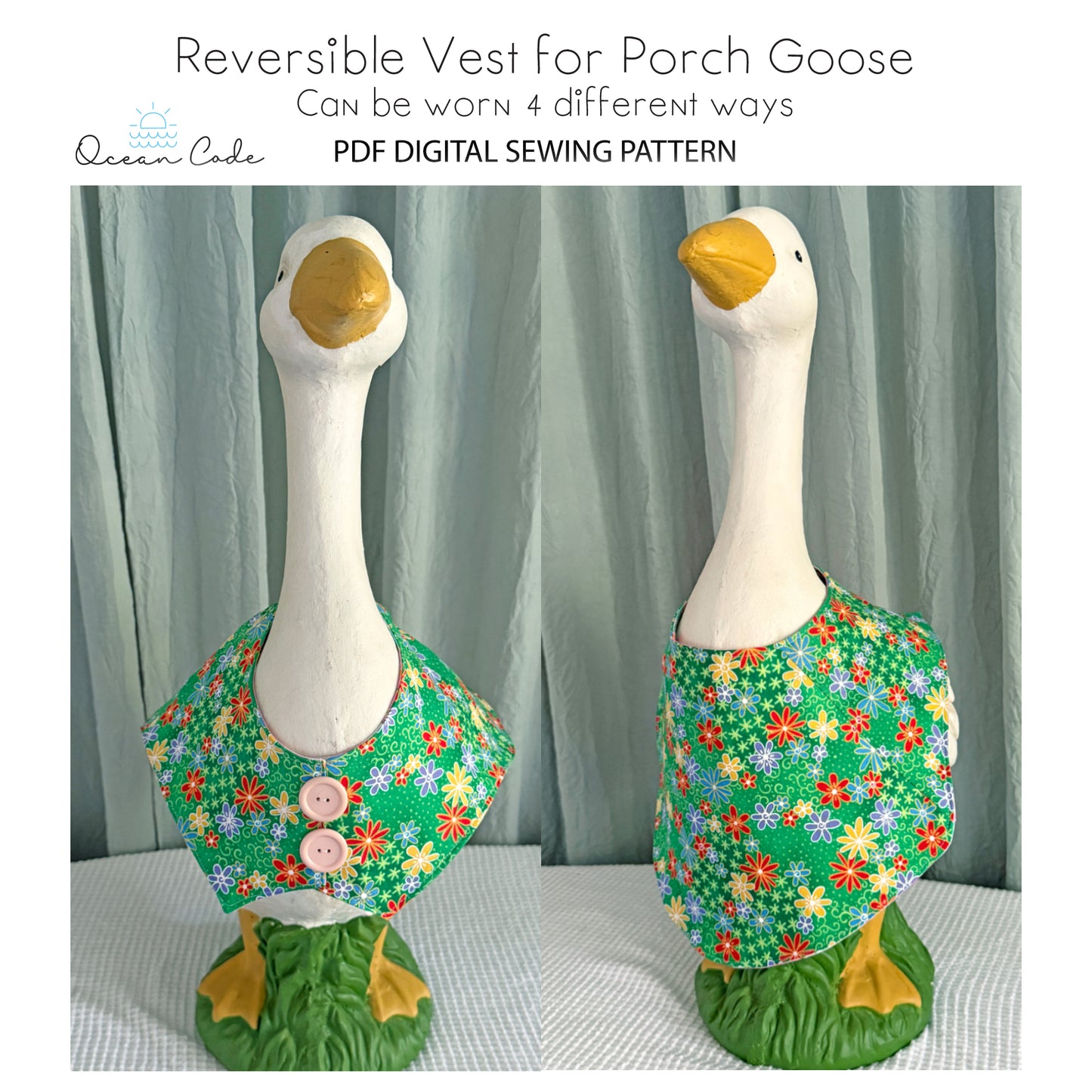 23 Inch Porch Goose BIG BUNDLE of clothes - Digtital PDF sewing patterns