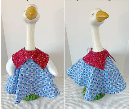 23 Inch Porch Goose Frocks & Collars. Digital Sewing Pattern BUNDLE