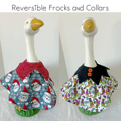 23 Inch Porch Goose Frocks & Collars. Digital Sewing Pattern BUNDLE