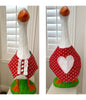 28" Goose Reversible Vest Valentines day and Easter