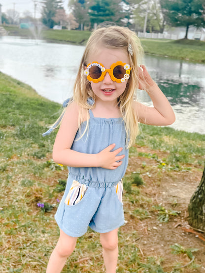 Reef Romper PDF Sewing Pattern - Shorts & Pants Separate