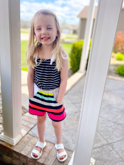 Reef Romper PDF Sewing Pattern - Shorts & Pants Separate