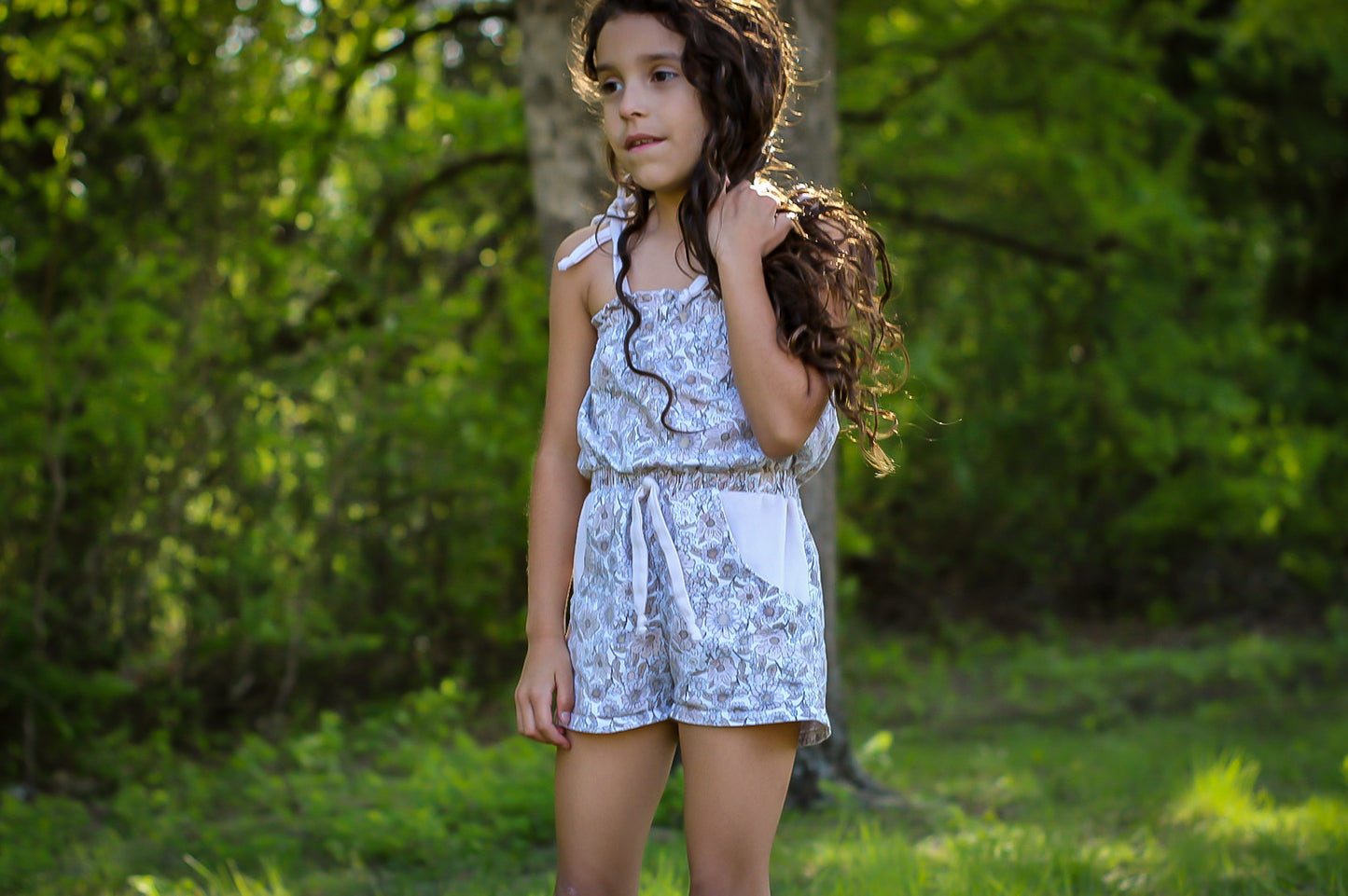 Reef Romper PDF Sewing Pattern - Shorts & Pants Separate