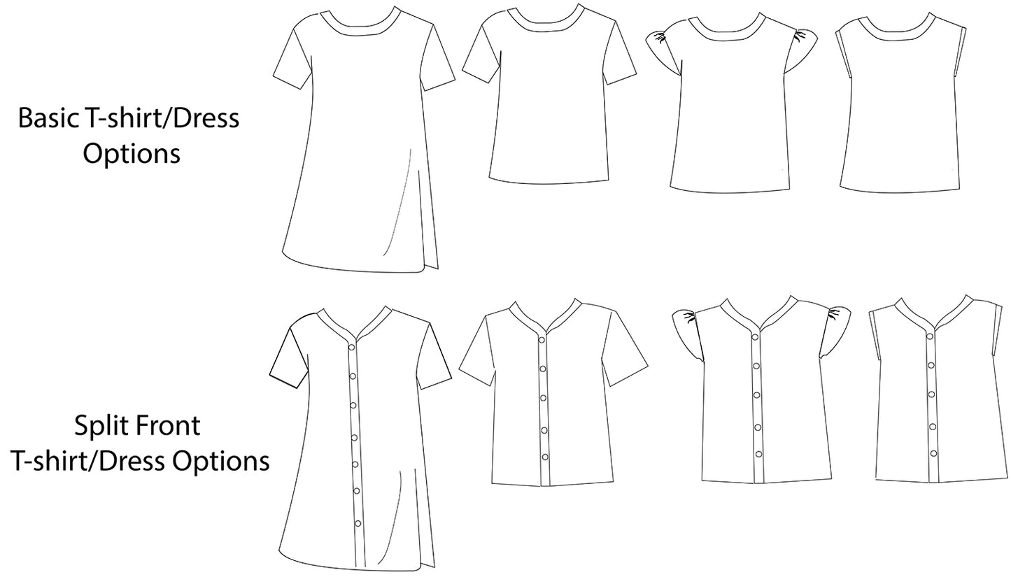 The Tide - T-shirt & Dress PDF Pattern